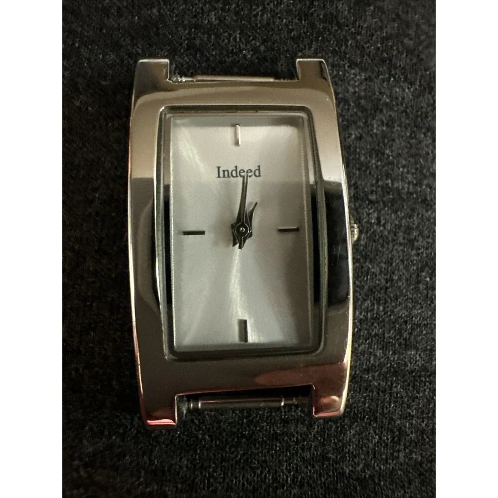 INDEED Ladies Art Deco Watch 3 Genuine Leather Interchangeable Bands Japan Mvmt